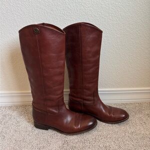 Frye Women's Melissa Brown Leather Boots
